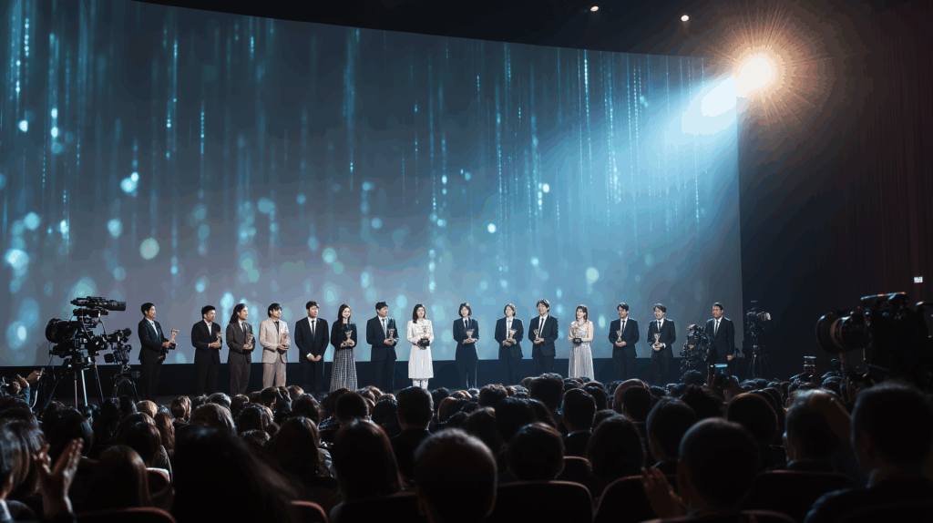 kazunori6562_Photorealistic_AI_film_festival_award_ceremony_in__6f59d65a-a6a0-41e0-867f-0fc003112c86